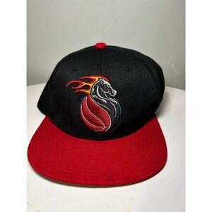 Mitchell & Ness Detroit Pistons Core Basic HWC Black/Red Adjustable Snapback Hat